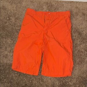 Men's Orange cargo Shorts